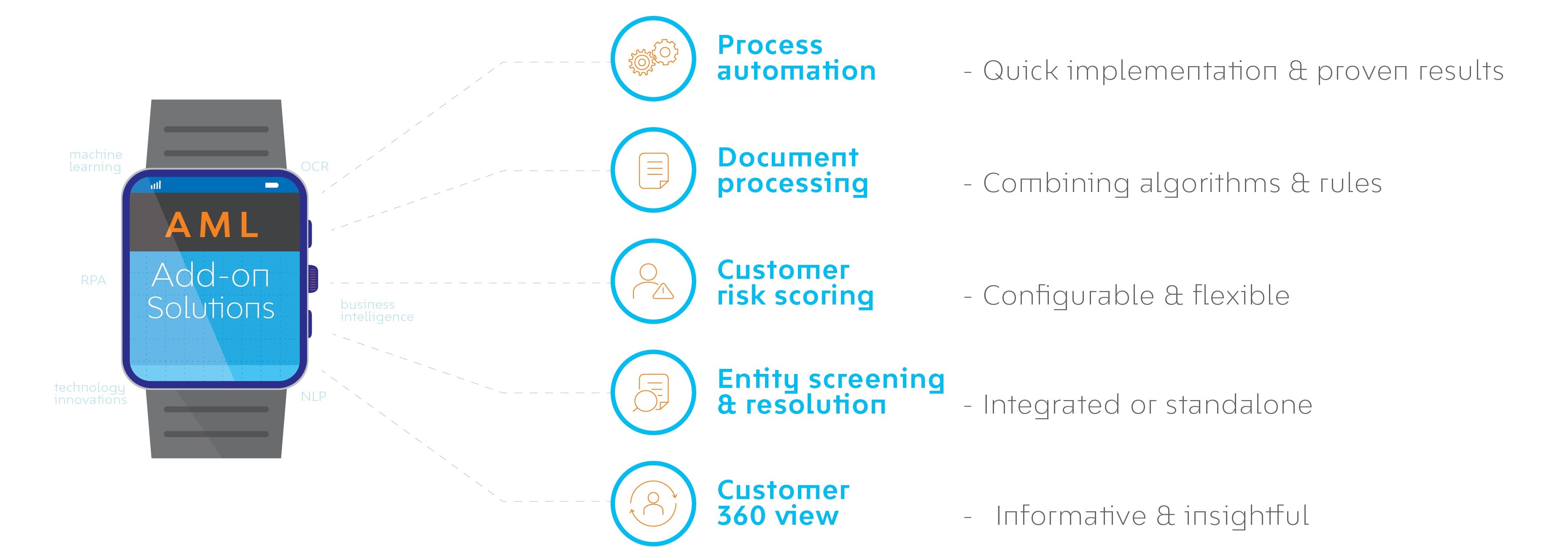 AML Addon Solutions Infographic