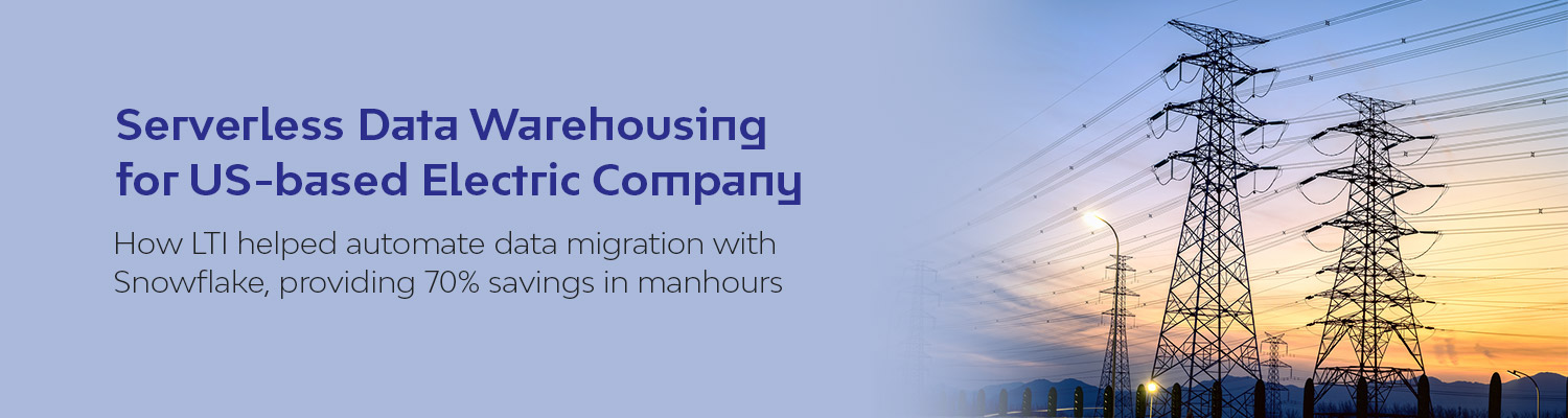 Serverless Data Warehousing for US Based Electric Company