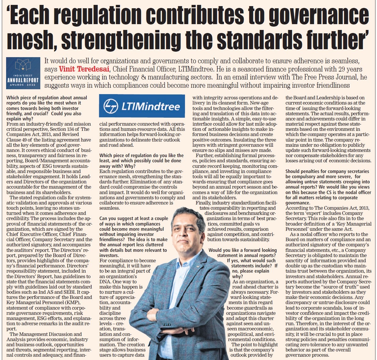 Each regulation contributes to governance