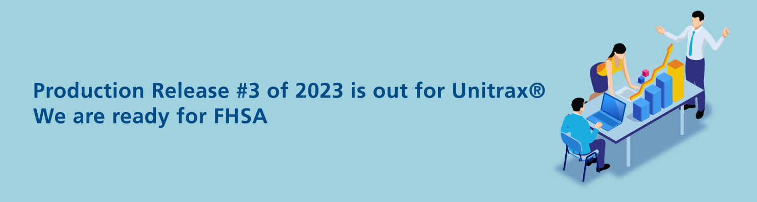 Unitrax® Production Release #3 of 2023