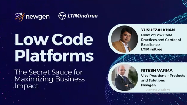 Fireside Chat: Leaders from LTIMindtree and Newgen Software talk about the key considerations and best practices of adopting a low-code platform.