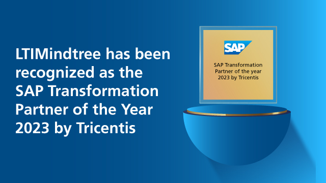 SAP Transformation Partner of the Year 2023 by Tricentis