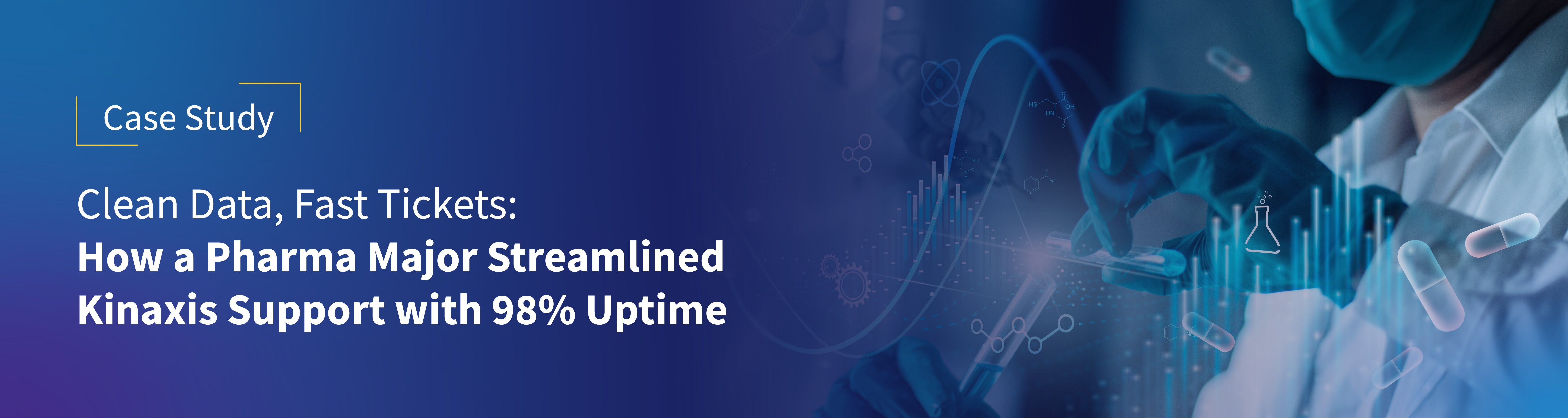 Clean Data, Fast Tickets: How a Pharma Major Streamlined Kinaxis Support with 98% Uptime Clean Data, Fast Tickets: How a Pharma Major Streamlined Kinaxis Support with 98% Uptime