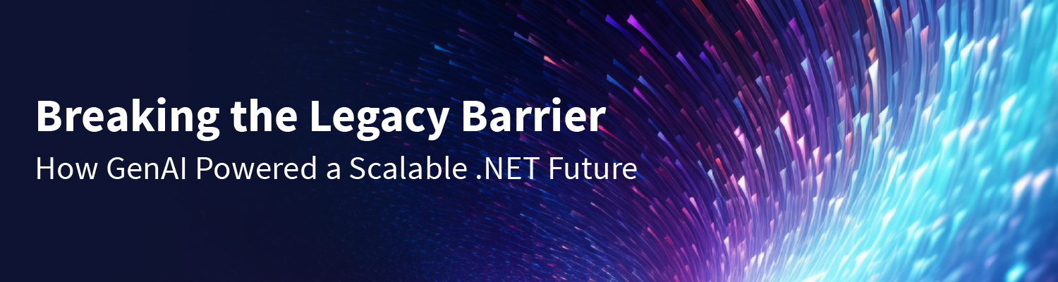 GenAI-Powered Scalable .Net Future for a Leading American Financial Services Company GenAI-Powered Scalable .Net Future for a Leading American Financial Services Company