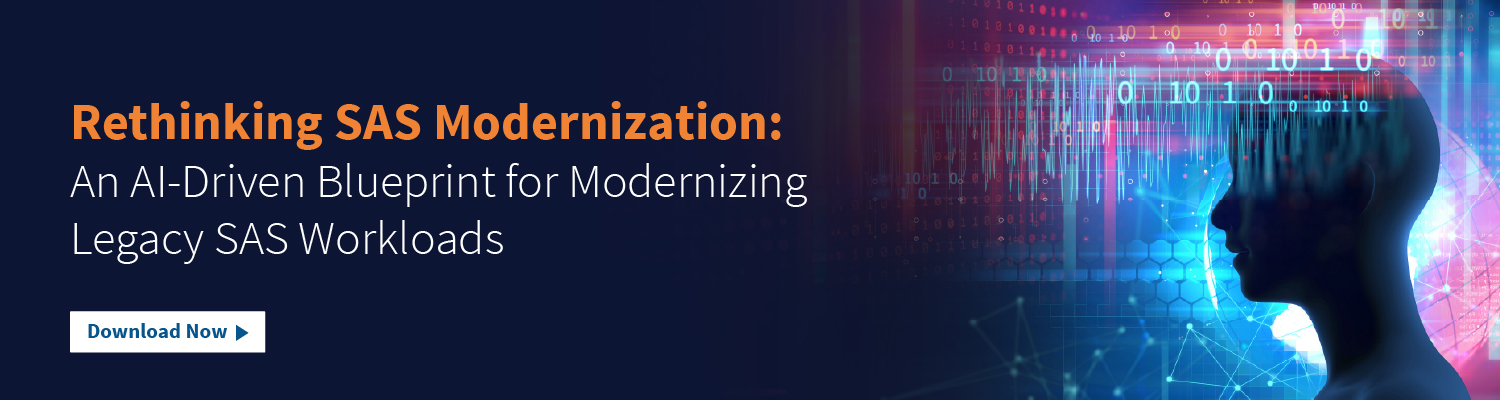 Rethinking SAS Modernization: An AI-Driven Blueprint for Modernizing Legacy SAS Workloads Rethinking SAS Modernization: An AI-Driven Blueprint for Modernizing Legacy SAS Workloads